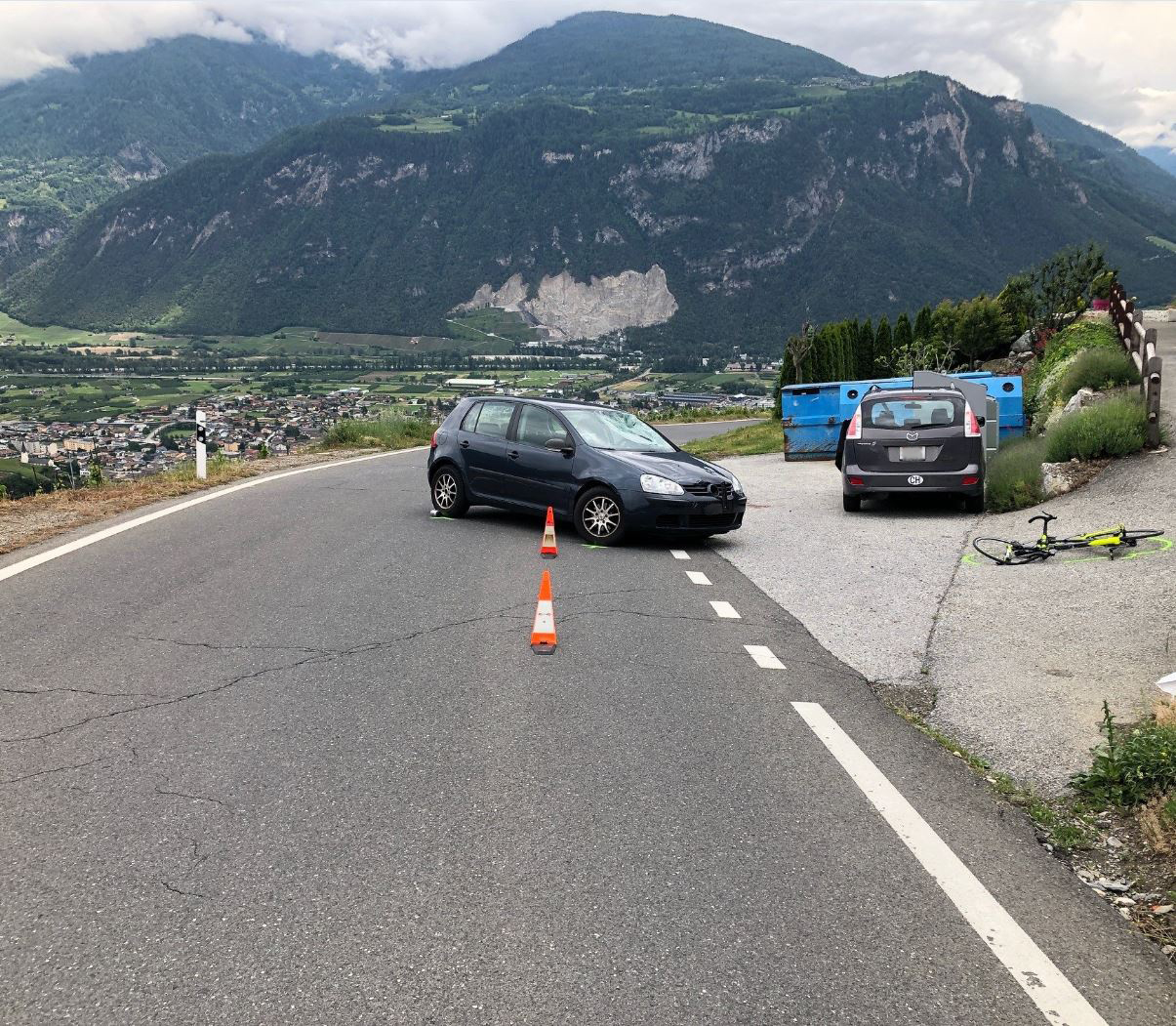 Ayent: un jeune cycliste grièvement blessé suite à une collision
